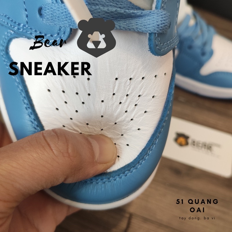 [Bear.sneaker] Giày Thể Thao JD1 UNC Xanh dương cao hàng like au.th