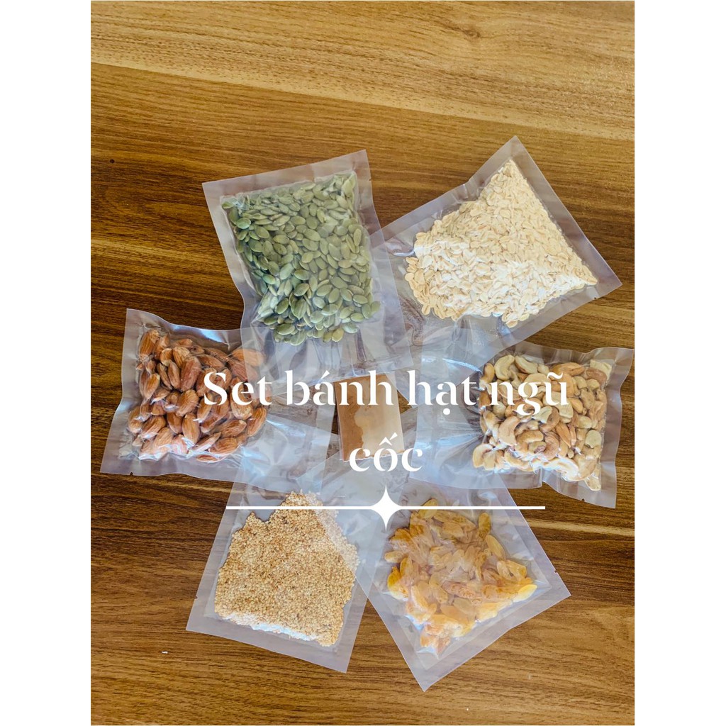 set bánh hạt ngũ cốc