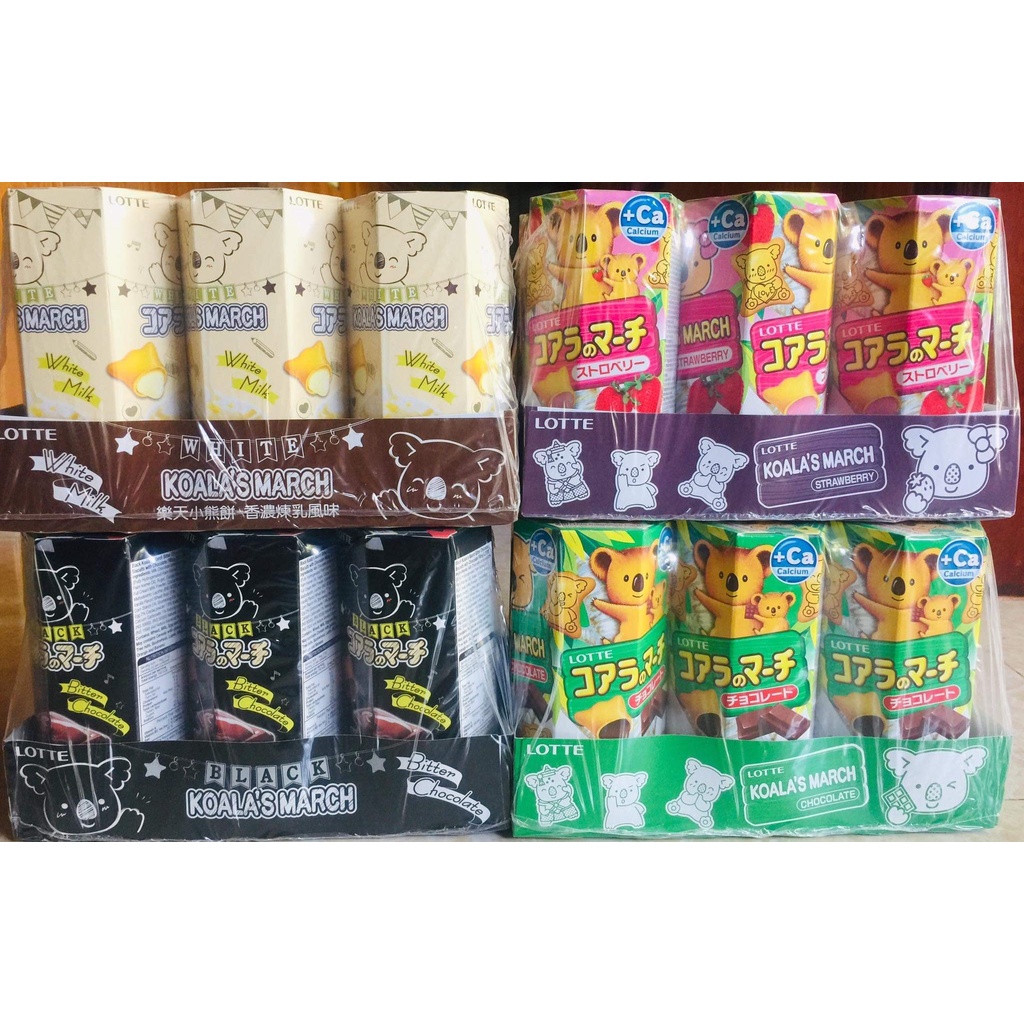 Bánh gấu Lotte Koala’s March Bổ Sung CANXI