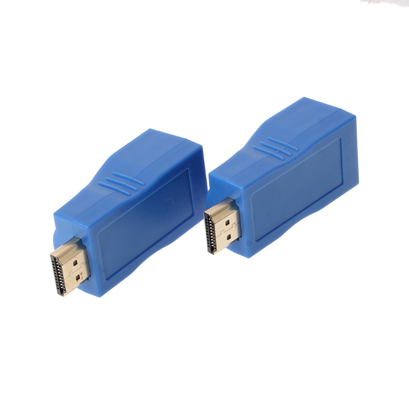 Dây Cáp Nối Dài bonj 30m TX / RX Cho 1080P Over CAT6 RJ45 Ethernet