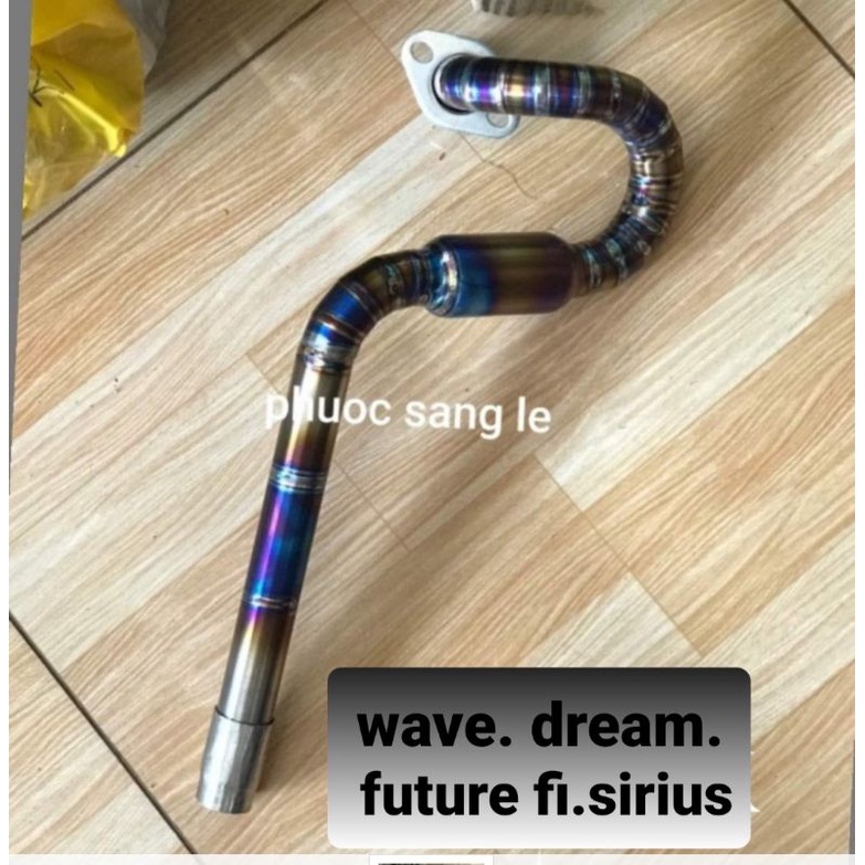 cổ pô bầu titan cho wave. dream. sirius. future fi