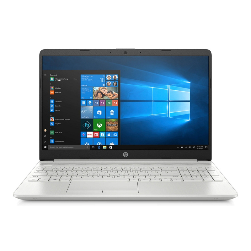 HP 15s-du1055TU 1W7P3PA Pentium N6405/4GB/256GB SSD/15.6 HD/VGA ON/Win10/Silver