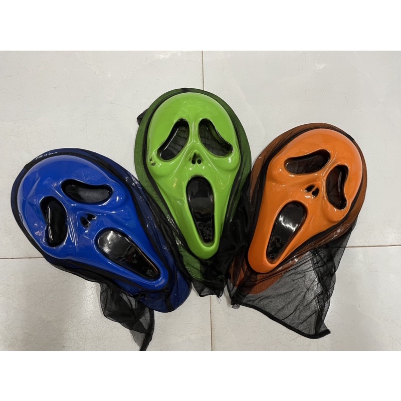 HALLOWEEN MẶT NẠ TRẮNG - MẶT NẠ ĐEN HALOWEEN