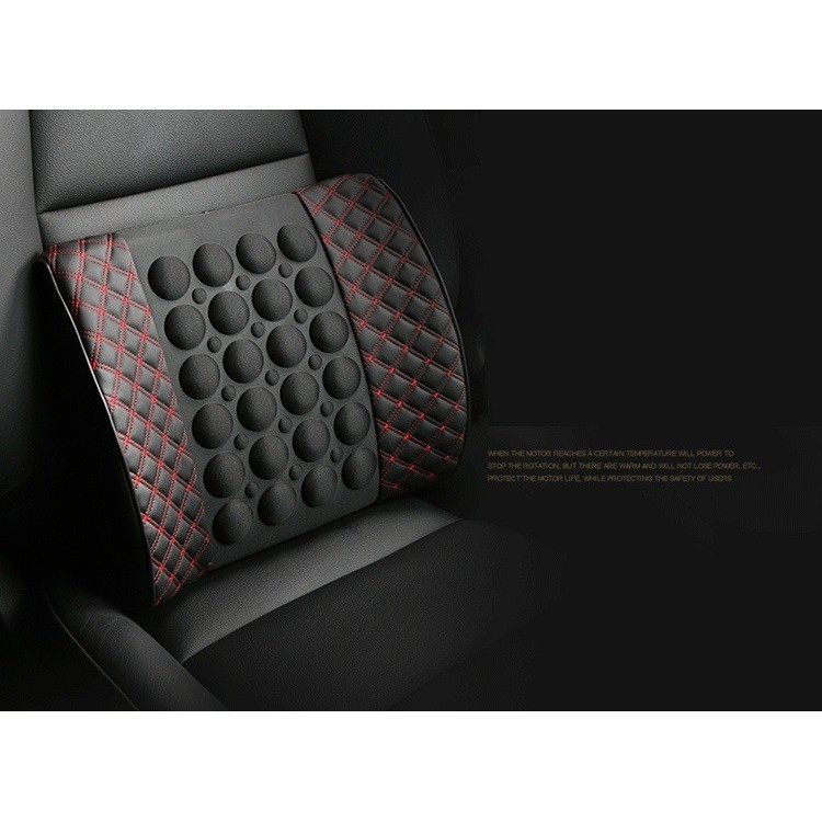 Đệm tựa lưng Massage trên Xe Hơi, Ô tô cắm tẩu 12v