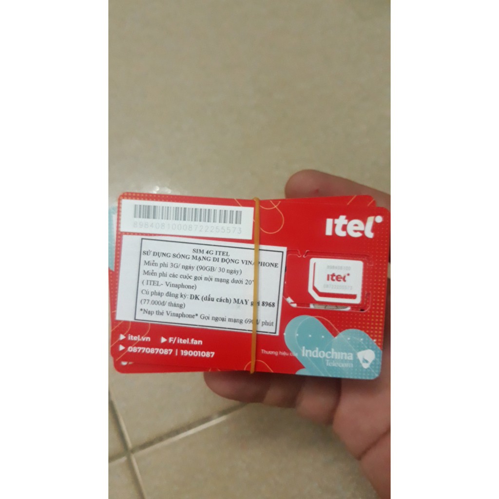 Sim số đông dương Vinaphone 60gb 1 tháng