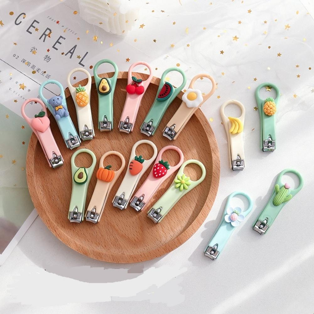 Đồ bấm móng tay gắn charm cute gấp gọn nhiều màu dụng cụ cắt móng tay tiện lợi