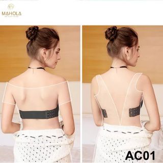 Áo ngực không dây cup ngang chống tụt mặc đầm hở lưng