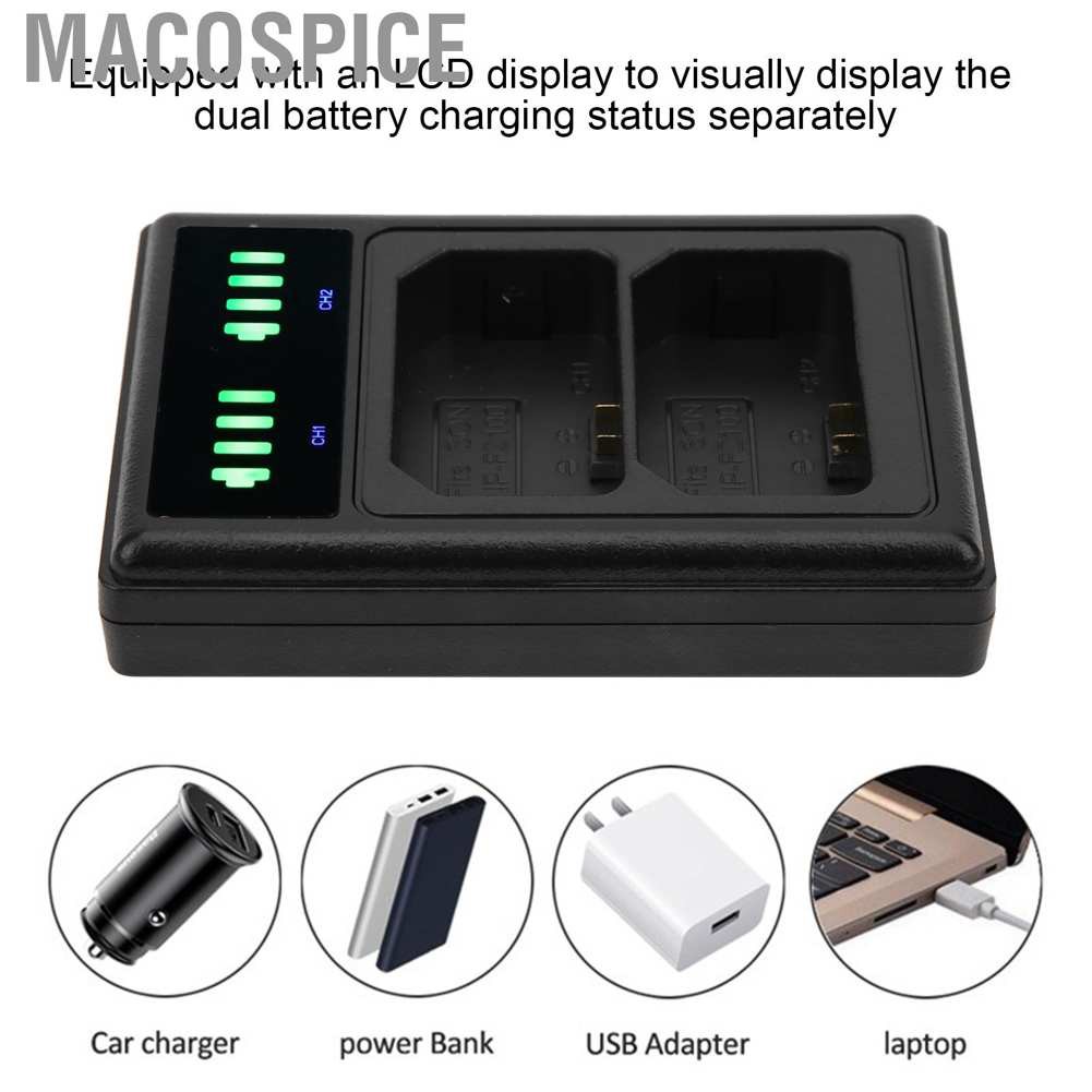 Đế sạc với màn hình lcd cho máy ảnh Np Fz100