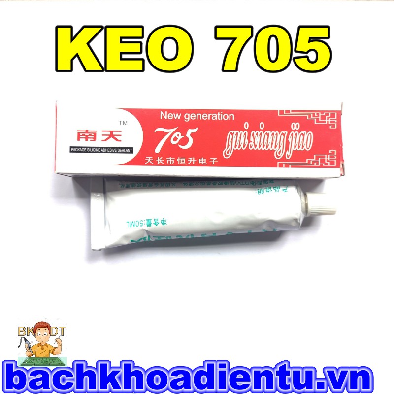 [Mã ELORDER5 giảm 10k đơn 20k] Keo 705 chống ẩm bo mạch (màu trong suốt )