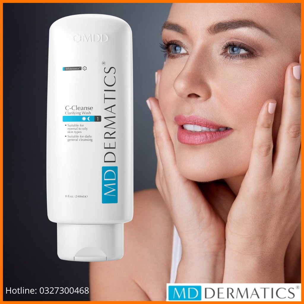[SALE OFF] Chai số 1: Sữa Rửa Mặt Tạo Bọt C-Cleanse Clarifying Wash Mỹ Phẩm MD Dermatics