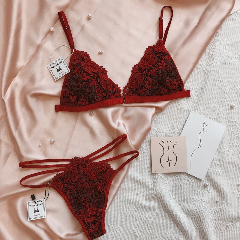 Bralette - Đồ Lót Thiết Kế - Embroidery Brownie | BigBuy360 - bigbuy360.vn