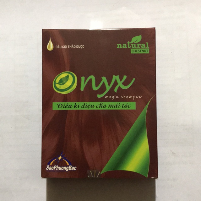 [combo 5hộp]Dầu gội nhuộm tóc nyx thảo dược sao phương Bắc