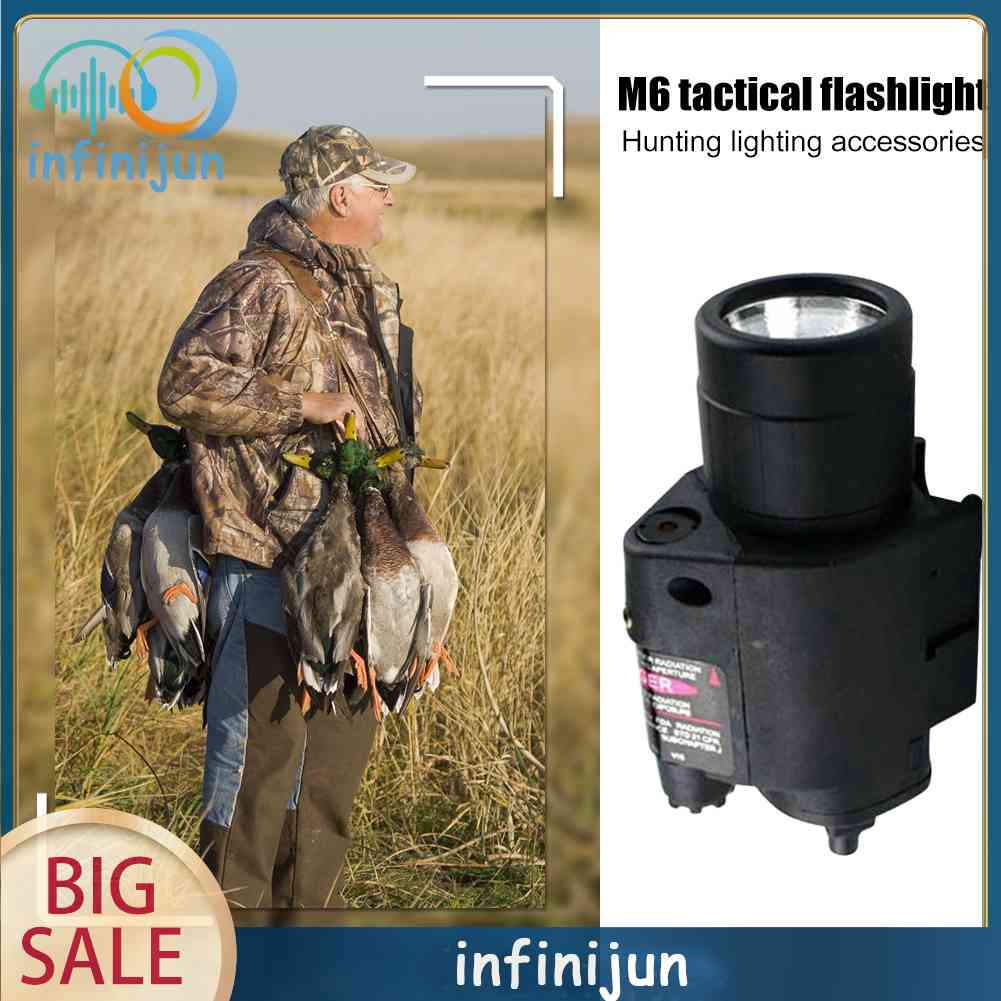 Đèn Pin Di Động M6 Với Công Tắc Đuôi Cho Glock 17 / 19