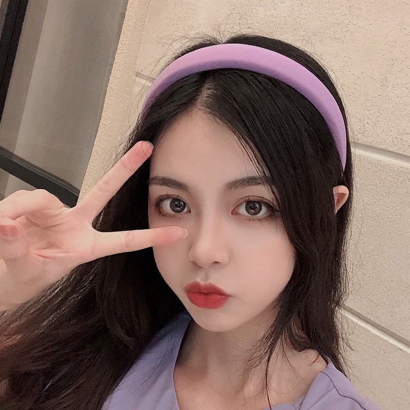 Tóc Clip Sponge Rửa Mặt Cao Cấp Lưới Red Skull Top Felt Head Clip Tóc Báo Chí Tóc Kiểu Vintage Pháp Tóc Clip Bale