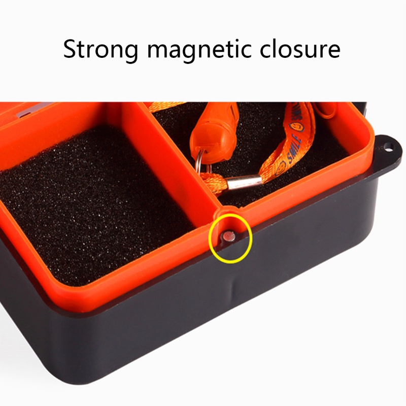 Hộp Đựng Mồi Câu Cá Sâu Bướm Thoáng Khí