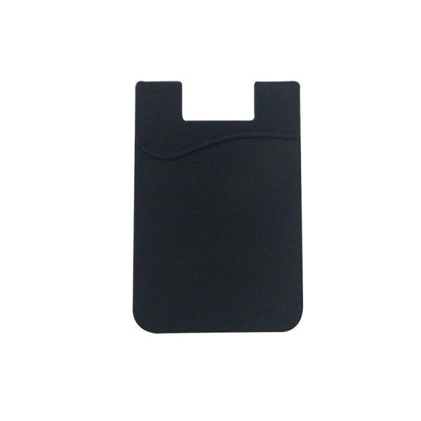 Ví đựng tiền thẻ thời trang đơn giản bằng silicone tự dính cho điện thoại