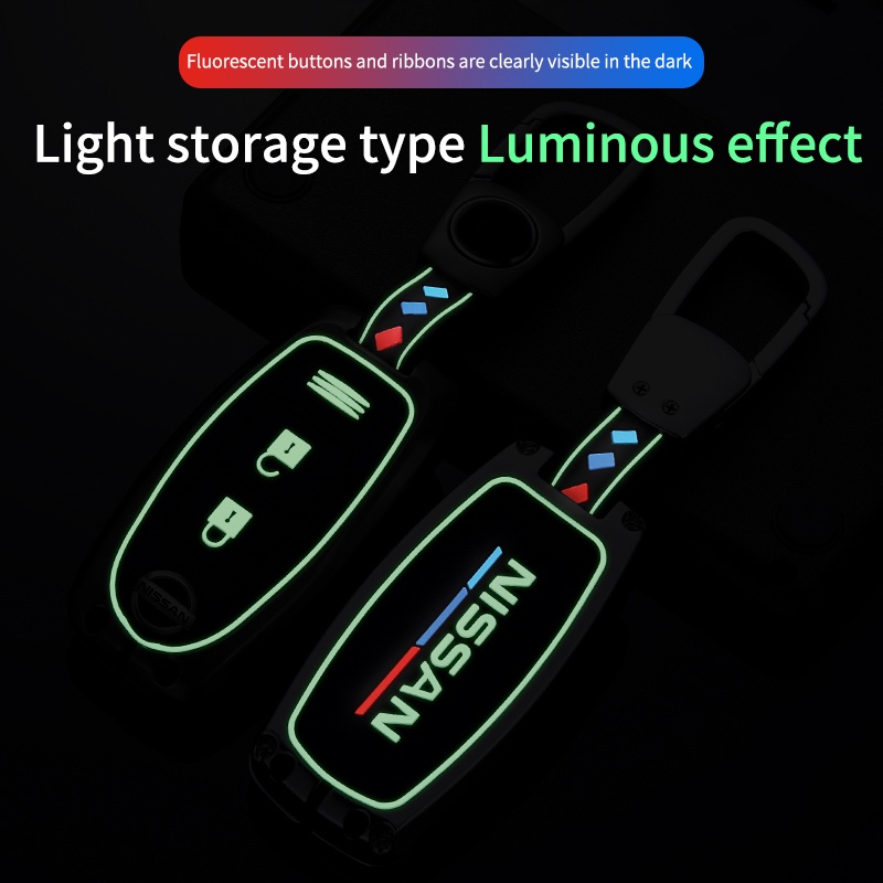 Ốp Bảo Vệ Chìa Khóa Xe Hơi Thiết Kế Sang Trọng Cho Nissan Qashqai Juke J10 J11 X-Trail T32 T31 Kicks Tiida Pathfinder Note