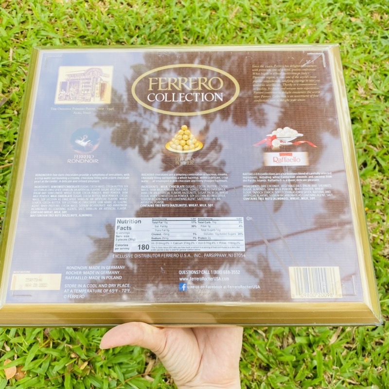 Socola FERRERO ROCHER 3 màu 3 vị - hộp 48 viên