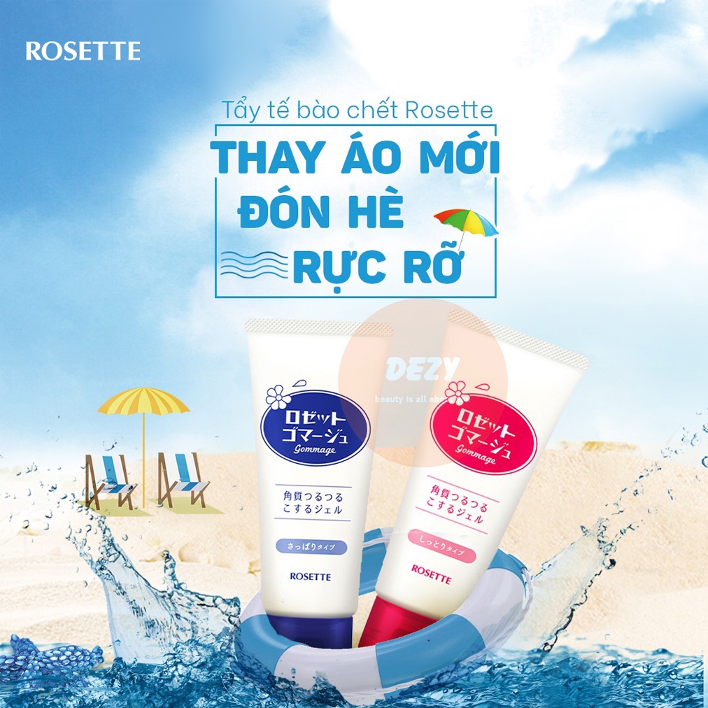 [CHÍNH HÃNG] Tẩy Tế Bào Chết Rosette Gel Nhật Bản - Tẩy Da Chết Mặt Da Khô Da Nhạy Cảm Dưỡng Ẩm Ngừa Lão Hóa Da Dezy