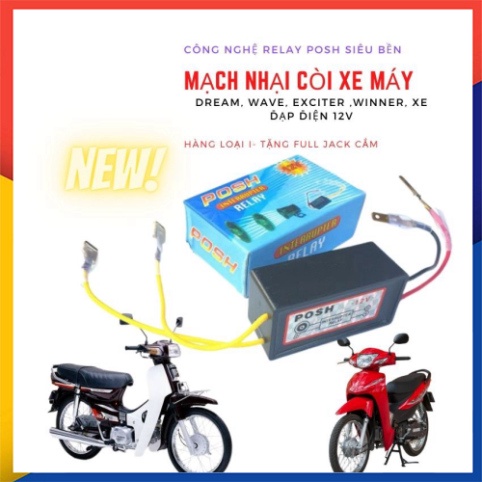 Chíp Nhại Còi Xe Máy Kêu Nhanh, Dùng Cho Wave, Dream Hàng Loại I ( Ảnh Chụp Thật)