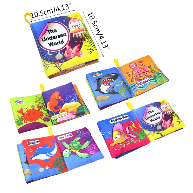 Sách Vải Mềm Mại Hỗ Trợ Dạy Học Cho Bé Mẫu Giáo