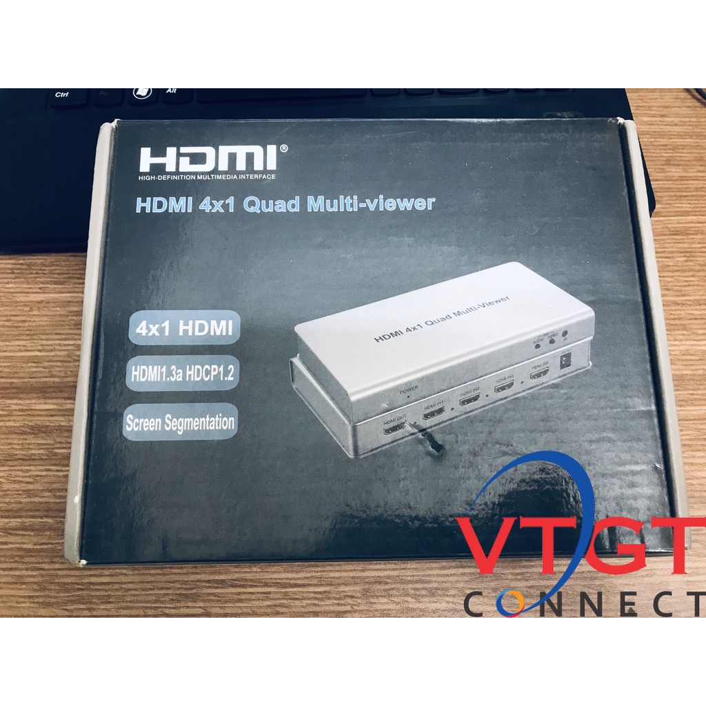 Bộ gộp HDMI Splitter 4 vào 1 ra Quad Multi-Viewer