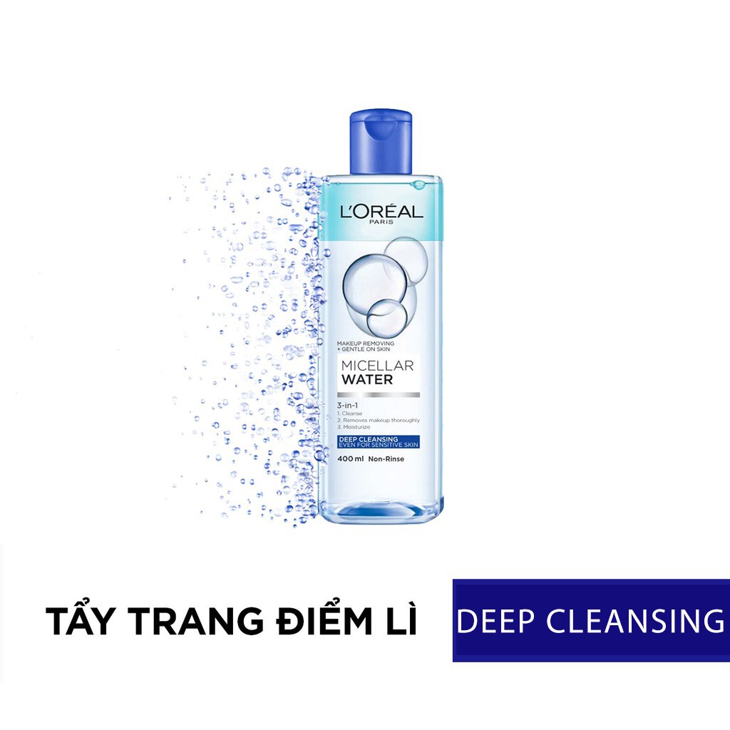 Nước Tẩy Trang L'Oreal Micellar Water 3 in 1 400ml