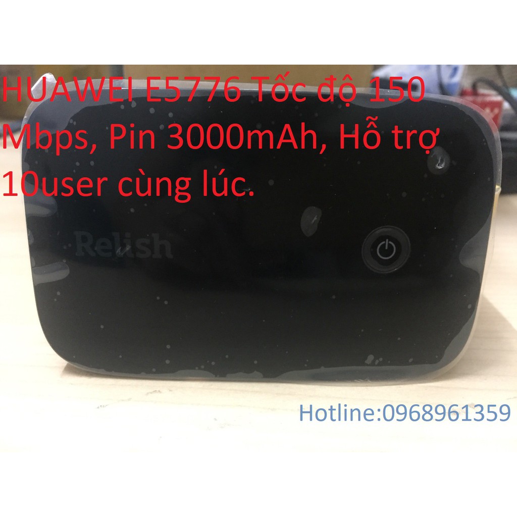 Huawei E5776- Bộ phát Wifi 4G di động Huawei E5776  TỐC ĐỘ 150MBPS,PIN 3000MAH, HỖ TRỢ 10USER CÙNG LÚC | BigBuy360 - bigbuy360.vn