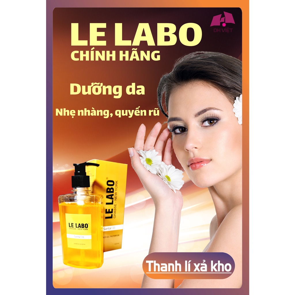 [Khai trương giảm giá] sữa tắm nước hoa dưỡng da Le Labo Santal 33 450ml