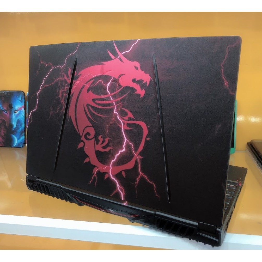 Skin dán Laptop cho Tất cả Dòng máy in theo yêu cầu MSI Logo - msi014