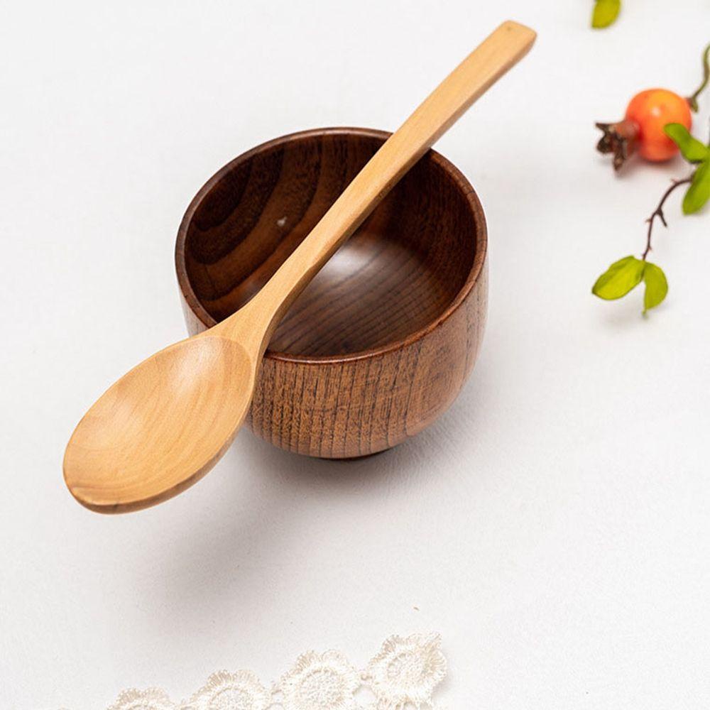 KUNHEV Bát Gỗ Đựng Salad Trái Cây Phong Cách Nhật Bản