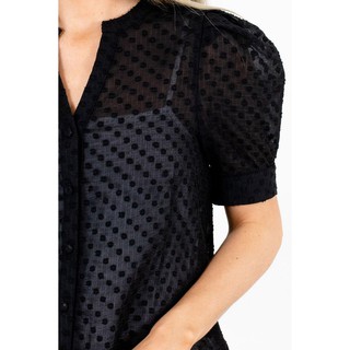 ÁO TAY BỒNG CHẤT ĐŨI PHA CHẤM BI BIGSIZE