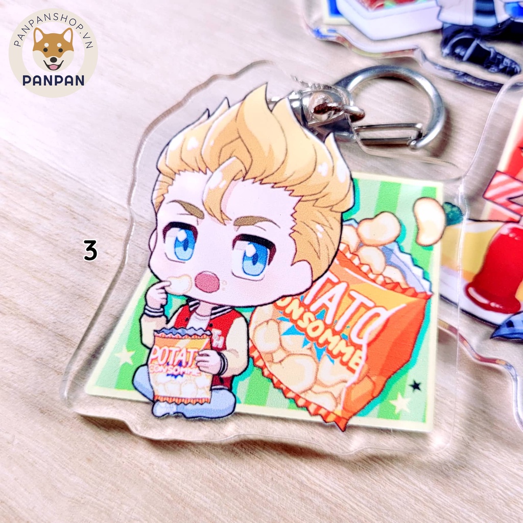 Móc Khoá Anime Mica Acrylic Tokyo Revengers Ăn Vặt - 7 nhân vật (6m)