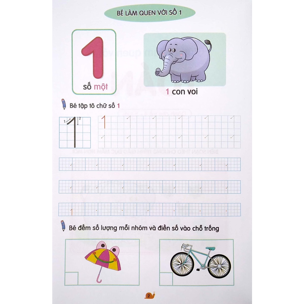 Sách Bé Chuẩn Bị Vào Lớp 1 - Giúp Bé Làm Quen Với Toán (Dành Cho Trẻ 4-5 Tuổi)