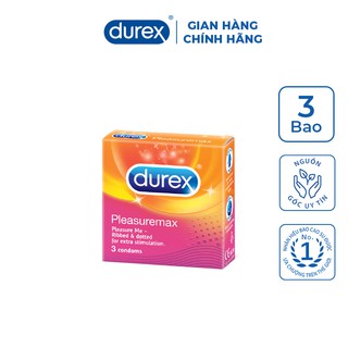 Bao cao su Durex Pleasuremax 3 bao