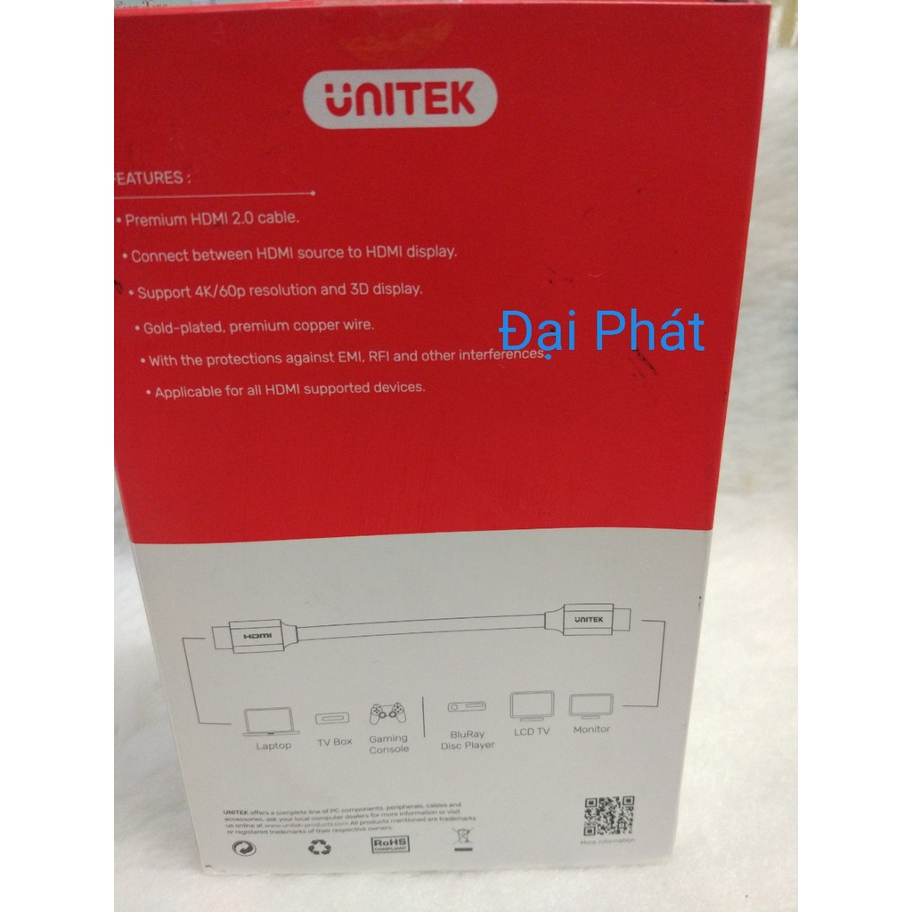 Dây 2 Đầu HDMI 3M ( Unitek )