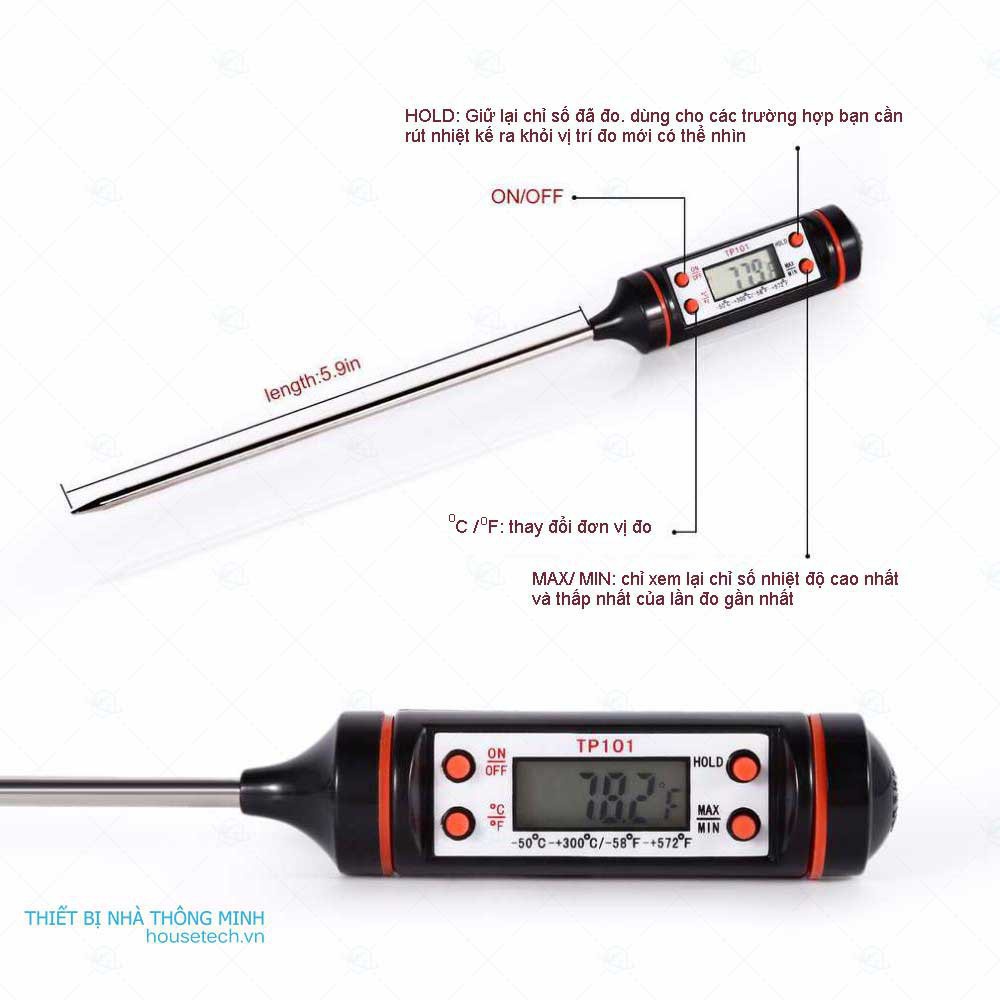 Nhiệt kế đo nước pha sữa, nước tắm cho bé