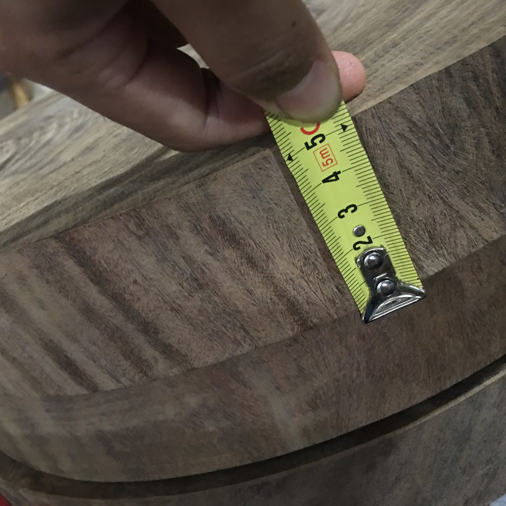 Thớt Gỗ Nghiến Siêu Bền 44-45cm Dày 5-6cm