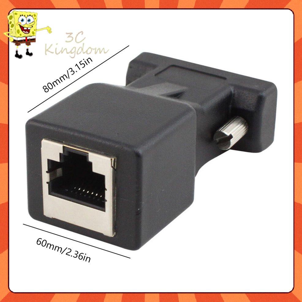 Đầu Chuyển Đổi Vga Sang Rj45 15 Pin | BigBuy360 - bigbuy360.vn