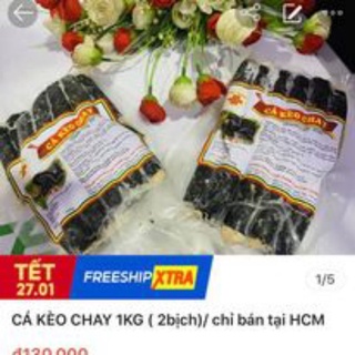 🌾 1KG CÁ KÈO CHAY ( 2 bịch)/ Siêu thơm ngon/ Chỉ bán HCM