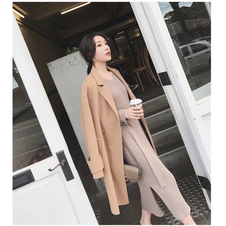 váy len body xẻ gấu quảng châu