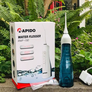 Tăm nước cầm tay rapido rwf150 hàng chính hãng - bảo hành 12 tháng