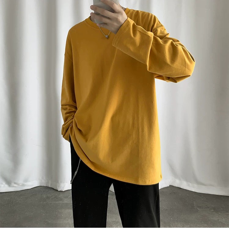 ( NHIỀU MÀU ) Áo thun nam nữ trơn tay dài form rộng Longtee | BigBuy360 - bigbuy360.vn