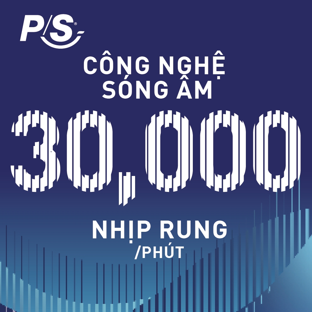 Bộ bàn Chải Điện P/S Sonic Expert Chuyên Gia Sóng Âm - Công Nghệ Sóng Âm, Chải Sạch Mảng Bám Tới 8X