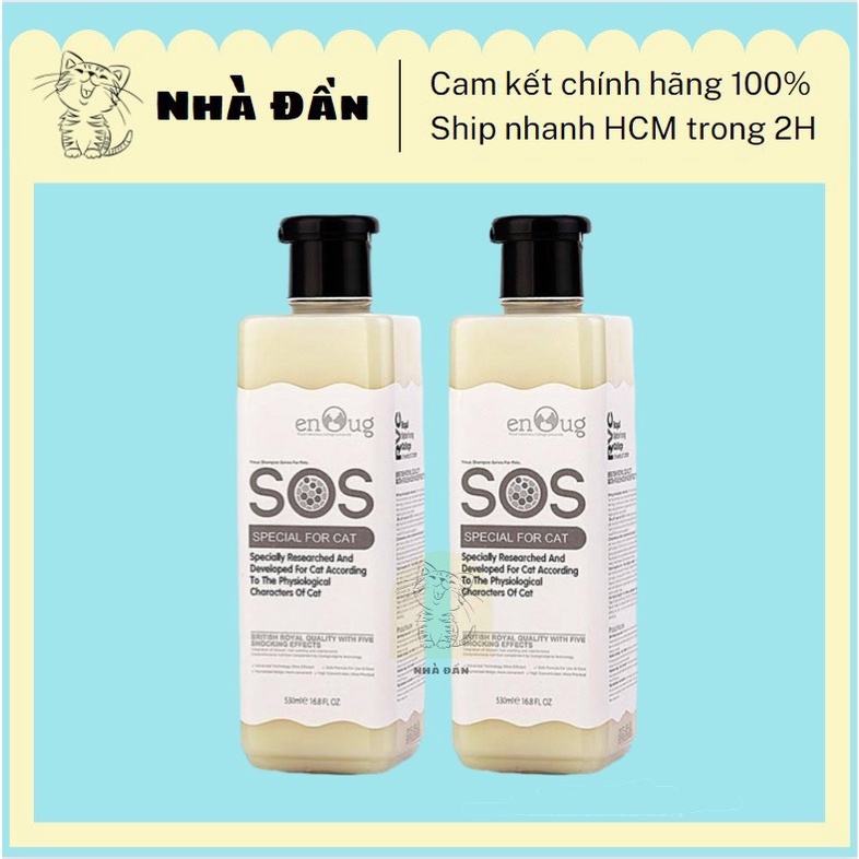 Sữa tắm SOS trắng - Sữa tắm dành cho mèo