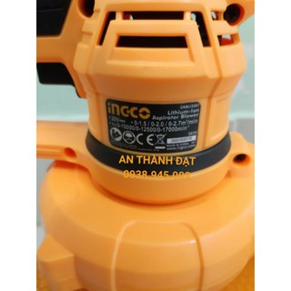 THÂN MÁY THỔI BỤI INGCO DÙNG PIN 20V MODEL: CABLI2001