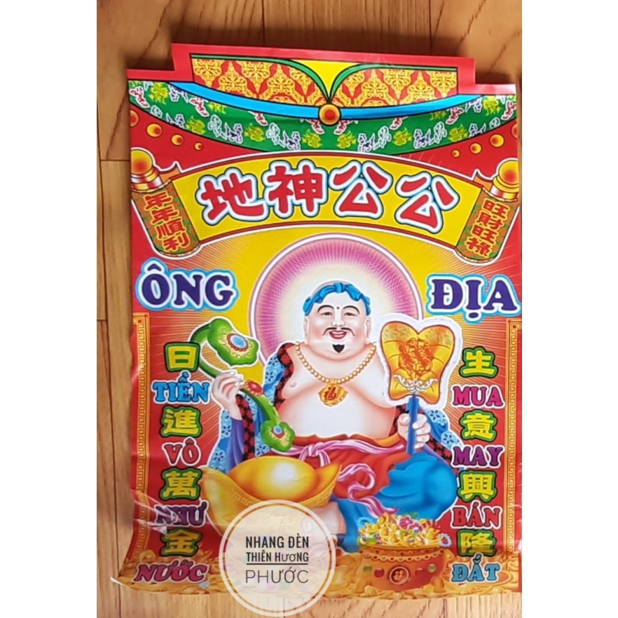 Cúng ông địa thần tài gồm quần áo giấy tiền vàng mã ngày mùng 10AL hàng tháng