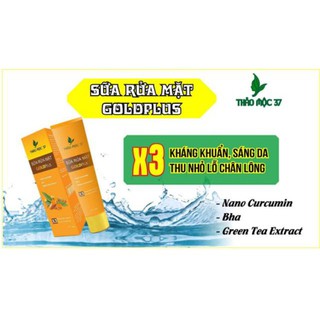 (rẻ vô địch) Sữa rửa mặt GOLD PLUS Thảo mộc 37 . ,