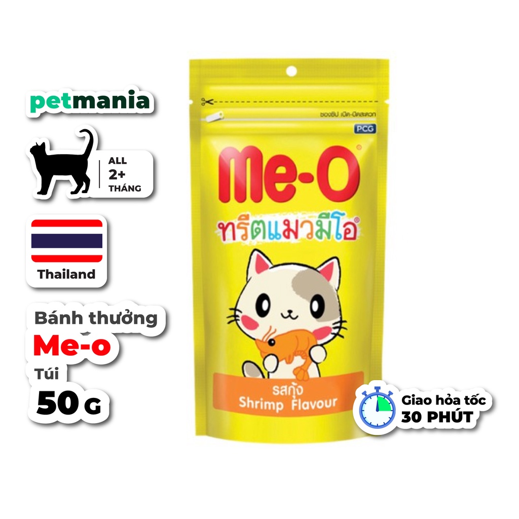 50g Me-o Treats bánh thưởng cho mèo