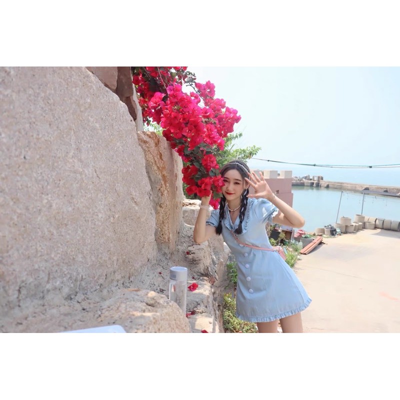 [Có sẵn + Ảnh thật] ĐẦM MIDI TAY NGẮN | HOT TREND 2021 | BigBuy360 - bigbuy360.vn